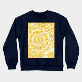 Canary Yellow Anemone Flowers Crewneck Sweatshirt